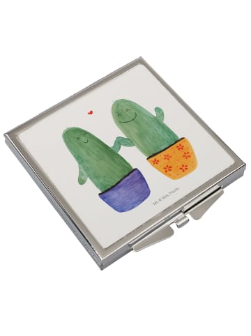 Mr. & Mrs. Panda Schminkspiegel Kaktus Liebe ohne Spruch in Weiß