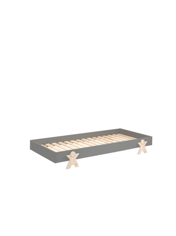 58 aufm Kessel STAPELBETT Karlene 204x28x94 aus MDF in Grau