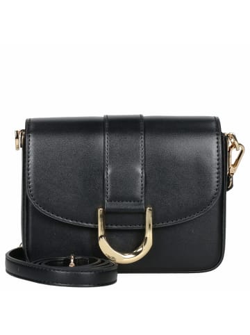 Seidenfelt Nellim - Umhängetasche 18 cm (black/gold) in schwarz gold