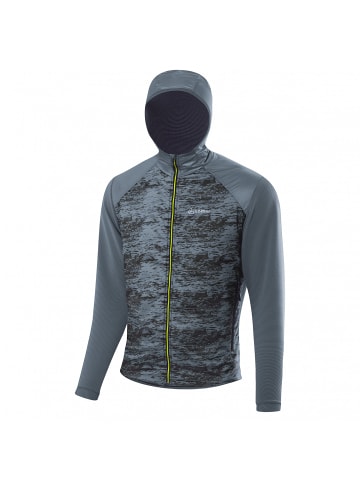 Löffler M HOODED HYBRIDJACKET SPEED PL ACTIVE in Steingrau