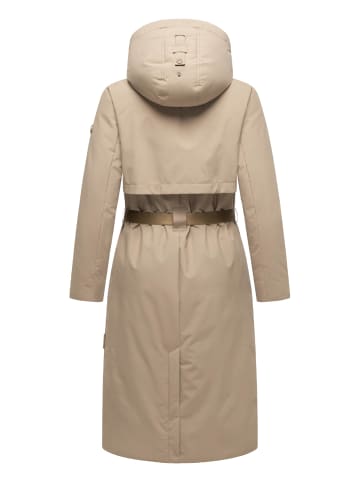 Navahoo Wintermantel Waldbummler 14 in Taupe Grey