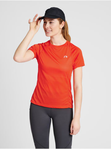 Newline Newline T-Shirt Women Running Laufen Damen Atmungsaktiv Schnelltrocknend in SPICY ORANGE