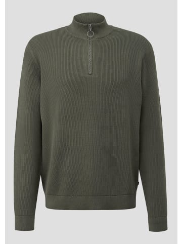 QS Strickpullover in 7981_olivgrün