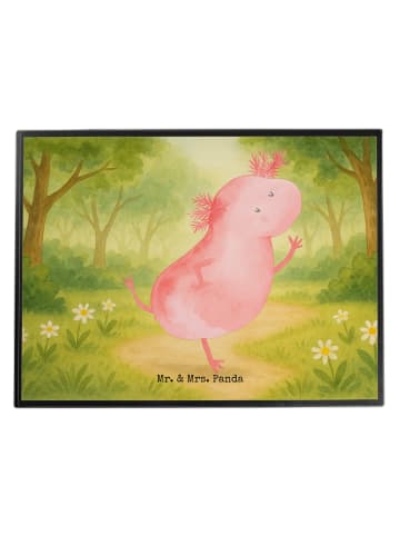 Mr. & Mrs. Panda schreibtischunterlage Axolotl Tanzen Design ohn... in Weiß