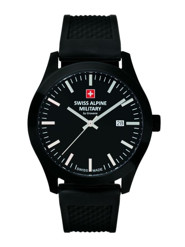 Swiss Alpine Military by Grovana Analoguhr für Herren in Schwarz