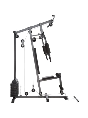 tectake Multigym, 160 x 98 x 203 cm, mit Butterfly- und Beinstreckermodul