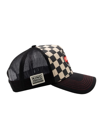 King Kerosin King Kerosin Trucker Cap Racing Kulture in schwarz