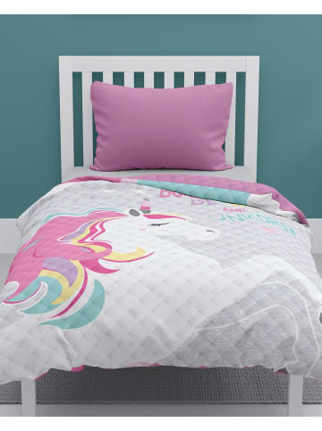 Carpe Sonno Tagesdecke Unicorn in Rosa