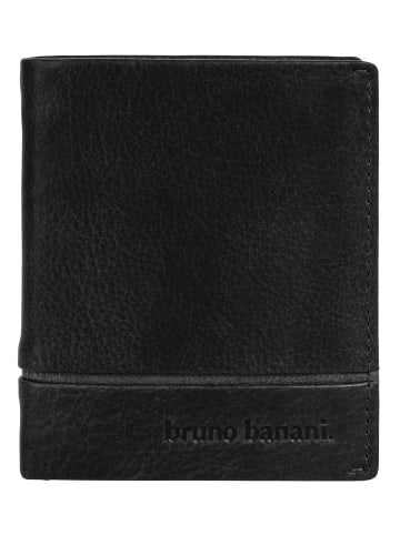 Bruno Banani Geldbörse echt Leder in schwarz