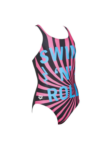 Arena Badeanzug Swim&Roll in Schwarz