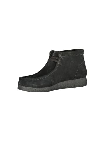 Clarks Schwarz Leder Herren Sneaker
