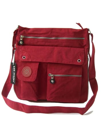 Bag Street Umhängetasche Nylon rot ca. 31cm