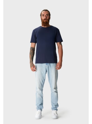 OLDSKULL T-Shirt Plain Basic in Navy Blue