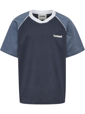 Hummel T-Shirt Raglanärmel Hmljr Rolf Kinder in OMBRE BLUE