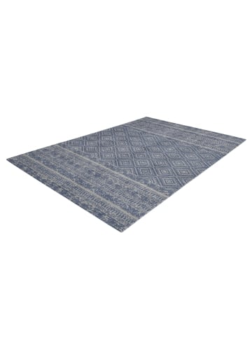Kayoom Kurzflor Teppich Sunny 110 in hellblau - rechteckig