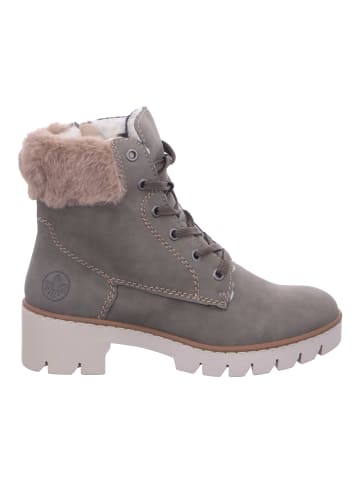 rieker Schnürstiefelette in grün