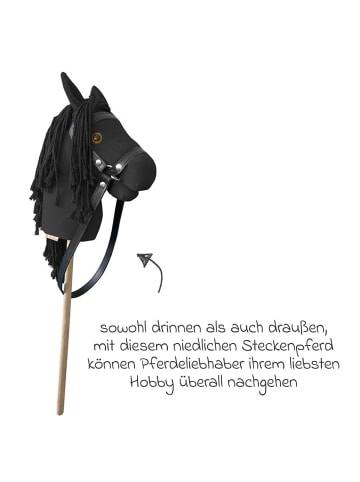 Pinolino Steckenpferd Lucky mit abnehmbarem in black