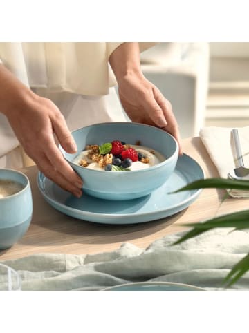 like. by Villeroy & Boch 8er Set Einsteiger-Set Perlemor Aqua in blau