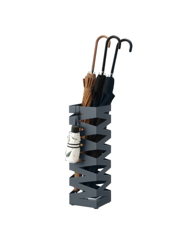 SONGMICS Schirmständer Patsy in Grau - (B)15.5 x (H)49 x (T)15.5 cm