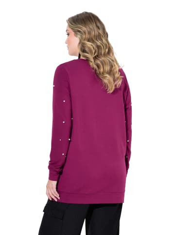 MIAMODA Sweatshirt in purpur
