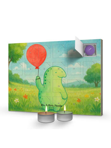 Mr. & Mrs. Panda Adventskalender Schildkröte Luftballon Design o... in Weiß