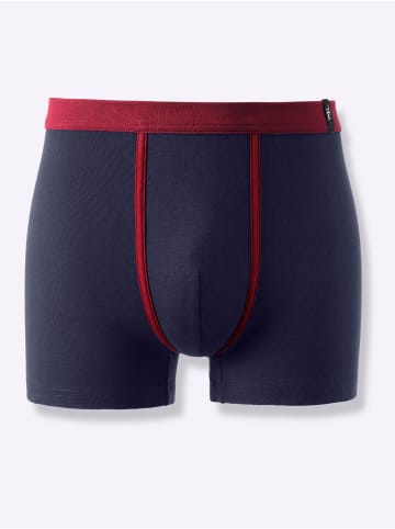 WITT WEIDEN Hose kurz in marine + dunkelrot