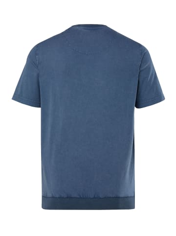 Men Plus Kurzarm T-Shirt in taubenblau