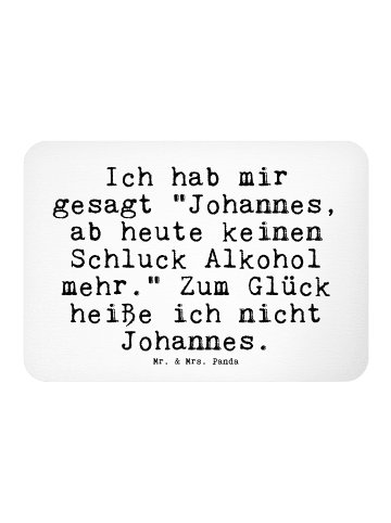 Mr. & Mrs. Panda Magnet Ich hab mir gesagt... mit Spruch in Weiß