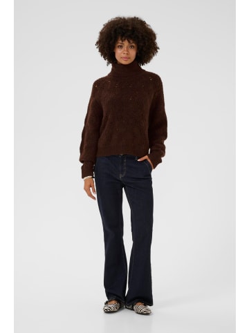 CULTURE Strickpullover CUkimmy Oversize fit in Bitter Chocolate Melange