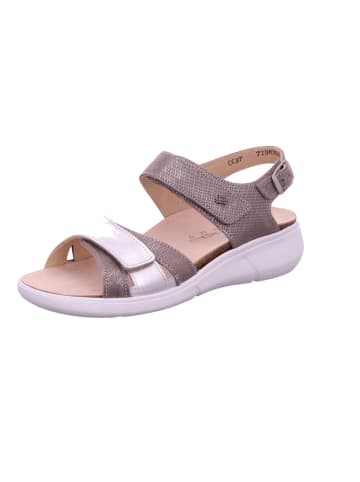 Finn Comfort Sandale in silber