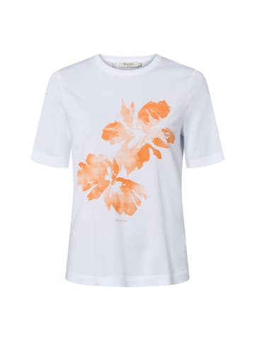 März T-Shirt in weiß orange - 0002