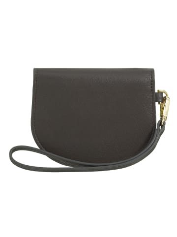 DuDu Madagascar Kreditkartenetui Leder 11 cm in coffee brown