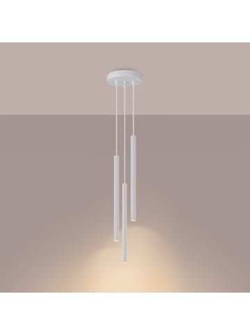Nice Lamps Pendelleuchte PERDITA 3P Weiß H 15