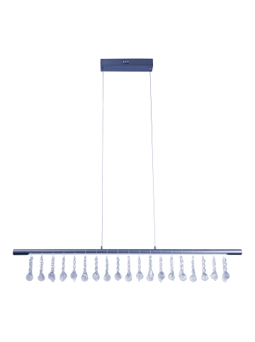 näve LED Pendelleuchte "NOBILIS" in grau - (L)100 cm x (B)6 cm x (H)120 cm - EEK F