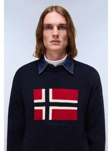 Napapijri Pullover "D-Mura C" in Blau