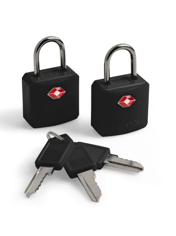 Pacsafe Prosafe TSA Schloss 2er Pack in black