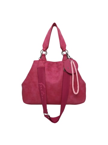 Fritzi aus Preußen Izzy Vintage Shopper Tasche 42 cm in dark red