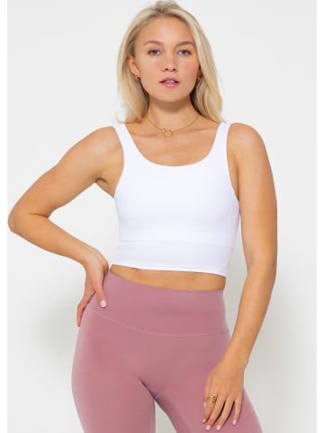 SASSYCLASSY Basic Sport-BH in Weiß