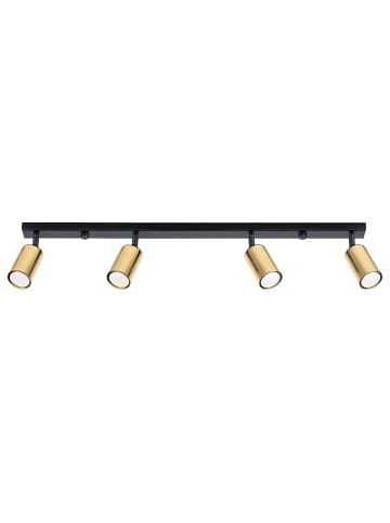 Nice Lamps Plafond SOLARA 4L schwarz/gold H 22