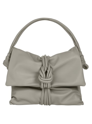 Samantha Look Handtasche echt Leder in grau