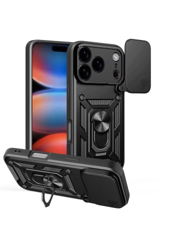COFI 1453 TFO Defender Slide Kompatibel mit iPhone 18 Pro Max / 17 Pro in Schwarz