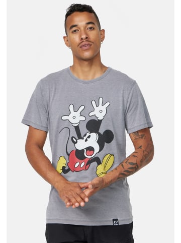 Recovered T-Shirt Disney Mickey Mouse Panic in Hellgrau