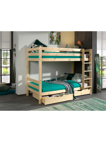 58 aufm Kessel ETAGENBETT Karolina 210x161x105 aus Massivholz in natur
