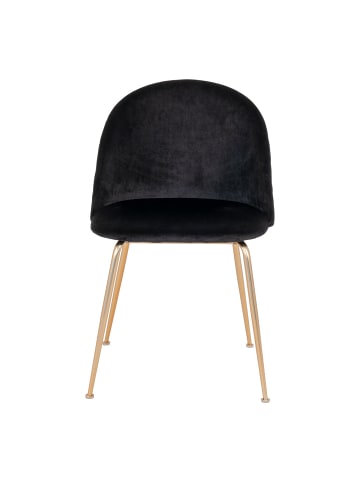ebuy24 Esszimmerstuhl Geneve Schwarz 2er Set