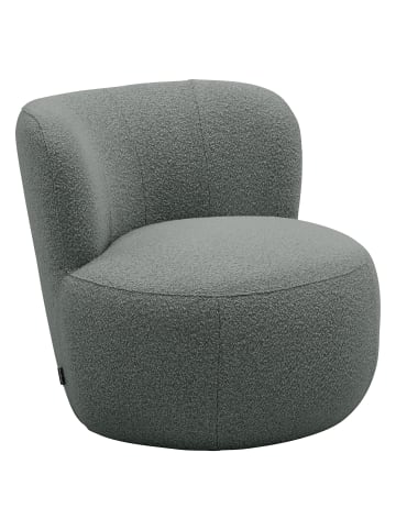 58 aufm Kessel POLSTERSESSEL Katuscha Bouclé-Gewebe grau