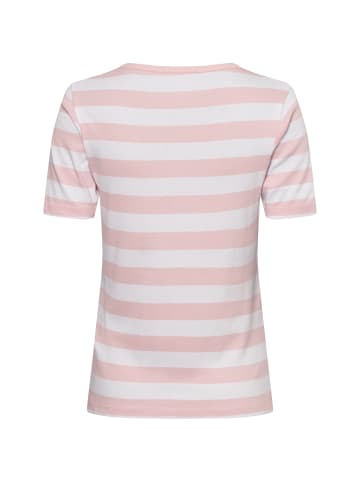 brookshire T-Shirt in rosa weiß - 0011
