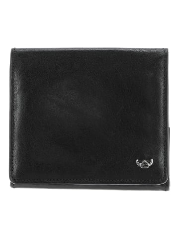 Golden Head Colorado Geldbörse RFID Schutz Leder 10 cm schwarz