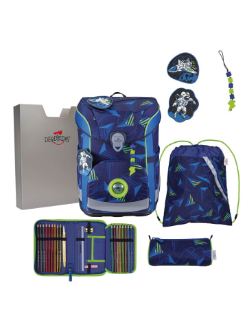 DerDieDas DerDieDas ErgoFlex Easy LED Moon Mission Schulranzenset 5-teilig