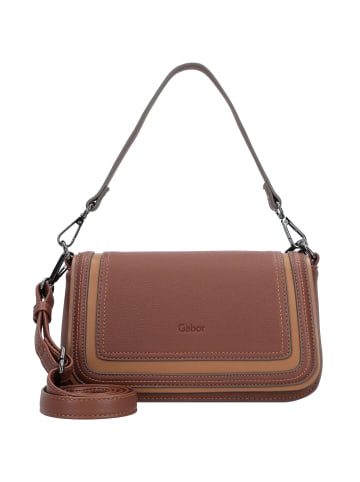 Gabor Amina Schultertasche 23 cm cognac