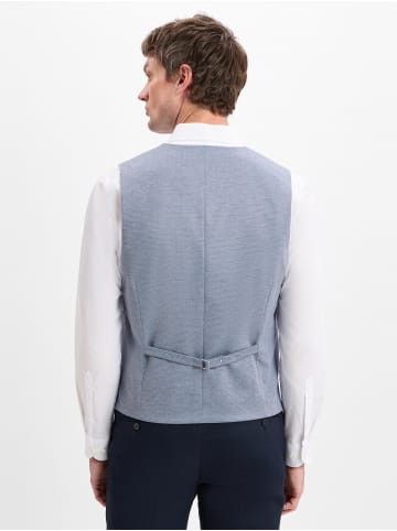 Finshley & Harding Anzugweste Max in hellgrau marine - 0001